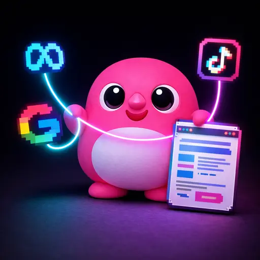 Pidge connecting tracking pixels to landing page